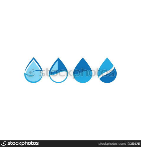 water drop Logo Template vector illustration