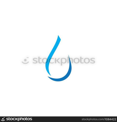 water drop Logo Template vector illustration design