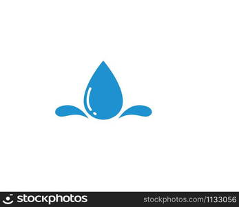 water drop Logo Template vector illustration design