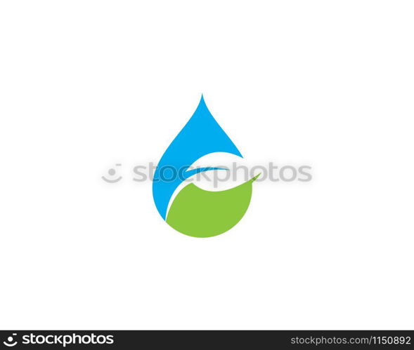 Water drop Logo Template vector illustration design