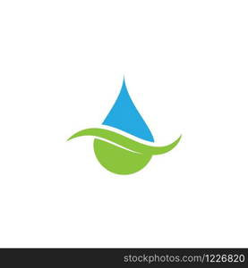 Water drop Logo Template vector illustration design