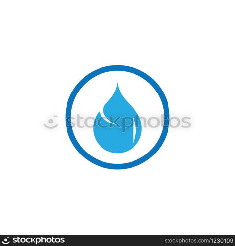 water drop Logo Template vector illustration design