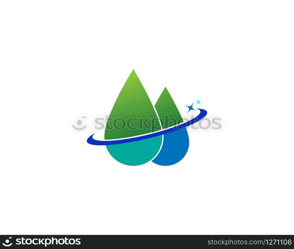 water drop Logo Template vector illustration design