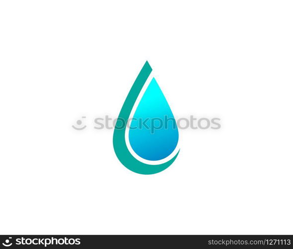 water drop Logo Template vector illustration design