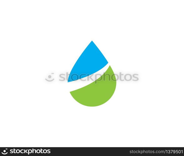 water drop Logo Template vector illustration design