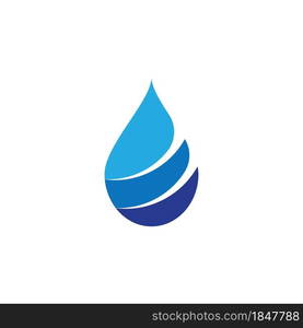 Water drop Logo Template vector illustration design