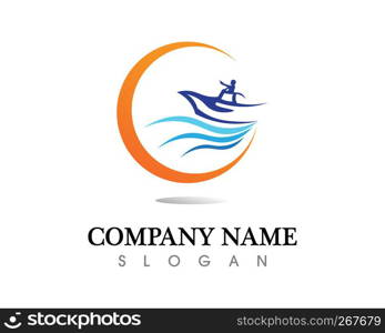 water drop Logo Template vector illustration design