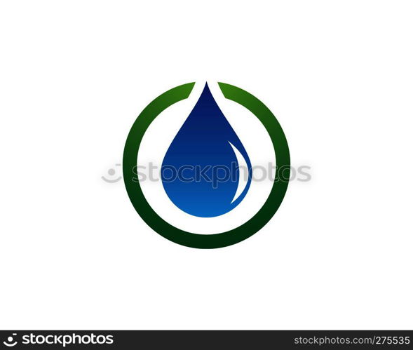 water drop Logo Template vector illustration design