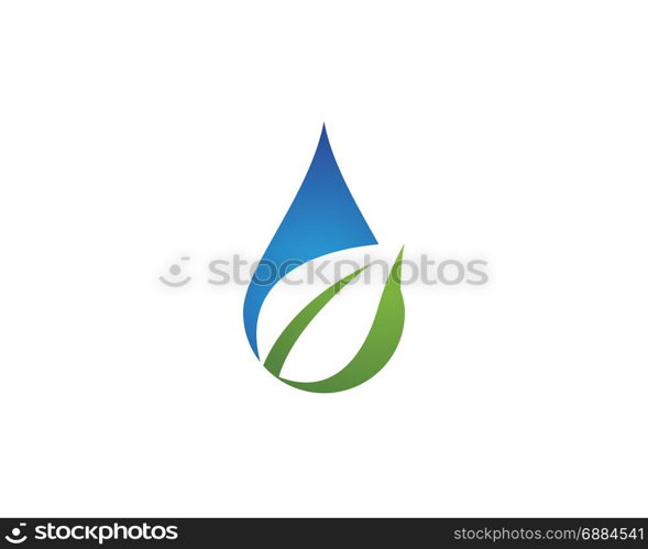 water drop Logo Template vector illustration design