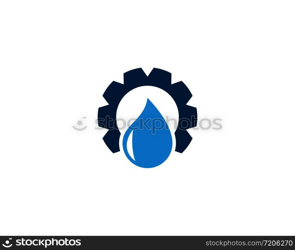 water drop Logo Template vector illustration design