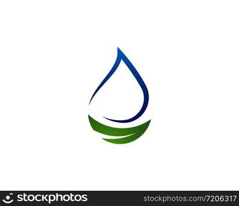 water drop Logo Template vector illustration design