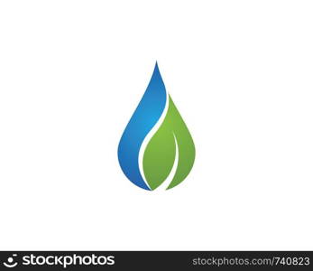 Water drop Logo Template vector illustration design