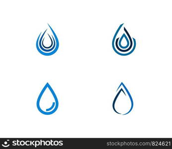 water drop Logo Template vector illustration design