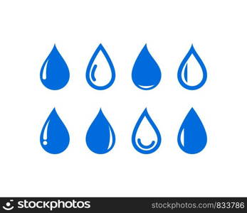 water drop Logo Template vector illustration design