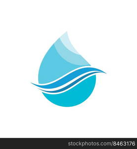 Water drop Logo Template vector illustration design