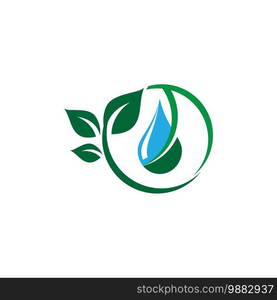 Water drop Logo Template vector illustration design