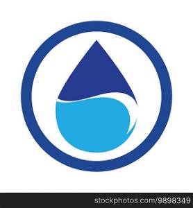 water drop Logo Template vector illustration design