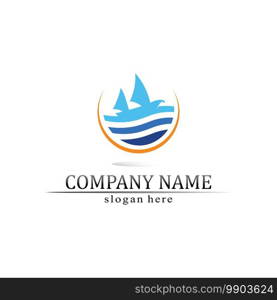 Water drop Logo Template vector illustration design