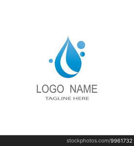 Water drop Logo Template vector illustration design