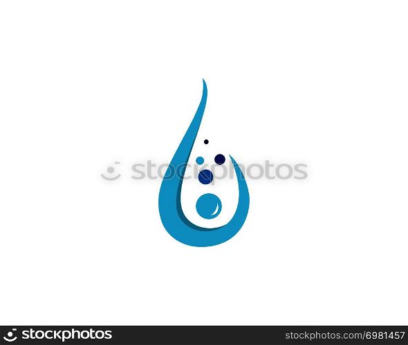 Water drop Logo Template vector illustration design - Vector.