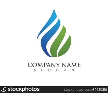 water drop Logo Template. water drop Logo Template vector illustration design