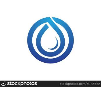 water drop Logo Template. water drop Logo Template vector illustration design