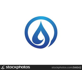 water drop Logo Template. water drop Logo Template vector illustration design