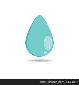Water drop logo vector icon illustration