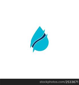 water drop logo vector illustration design template.