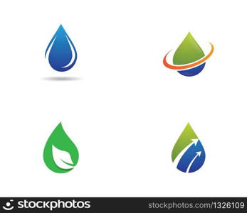 Water drop vector icon illustration