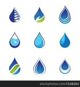 Water drop vector icon illustration