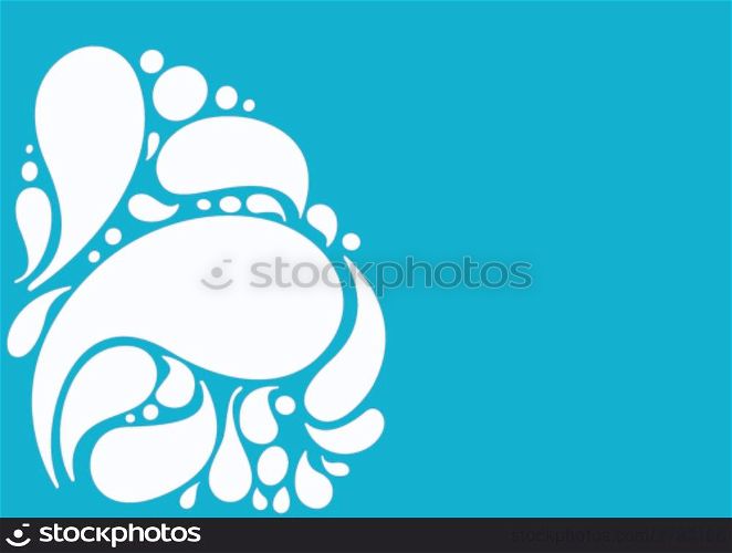 Water droplets texture background in soft green