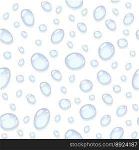 Water drops background vector image