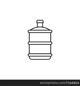 Water gallon icon design template vector isolated illustration. Water gallon icon design template vector isolated