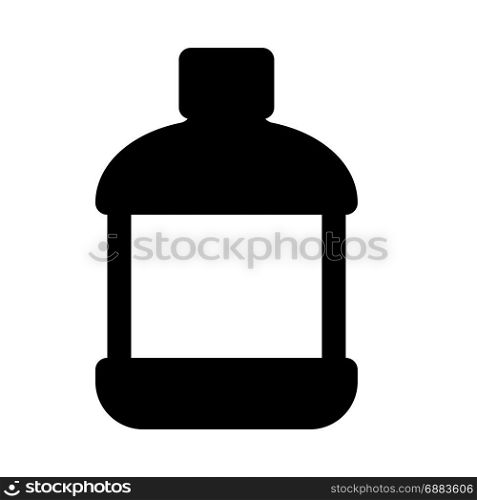 water gallon, icon on isolated background,