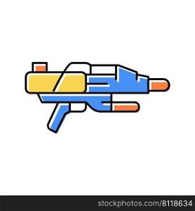 water gun color icon vector. water gun sign. isolated symbol illustration. water gun color icon vector illustration