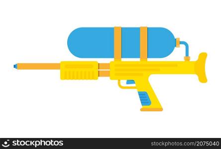 Water gun. Plastic summer toy.