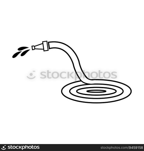 water hose icon logo vector design template