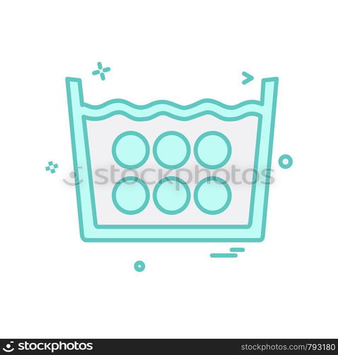 Water icon design vector