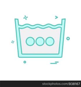 Water icon design vector