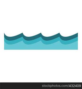 Water icon flat isolated on white background vector illustration. Water icon isolated