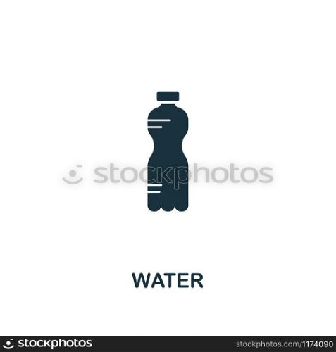 Water icon. Premium style design from fitness collection. Pixel perfect water icon for web design, apps, software, printing usage.. Water icon. Premium style design from fitness icon collection. Pixel perfect Water icon for web design, apps, software, print usage