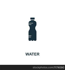 Water icon. Premium style design from fitness collection. Pixel perfect water icon for web design, apps, software, printing usage.. Water icon. Premium style design from fitness icon collection. Pixel perfect Water icon for web design, apps, software, print usage