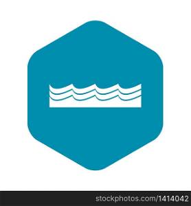 Water icon. Simple illustration of water vector icon for web. Water icon, simple style