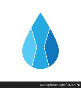 water icon vector template illustration logo design