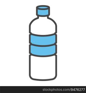 Water in the bottle icon vector on trendy style for design and print