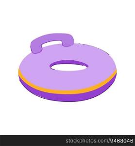 water inflatable ring cartoon. pool circle, lifesaver round, toy tube water inflatable ring sign. isolated symbol vector illustration. water inflatable ring cartoon vector illustration