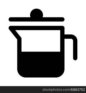 water jar, icon on isolated background,