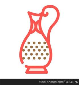 water jug color icon vector. water jug sign. isolated symbol illustration. water jug color icon vector illustration