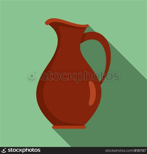Water jug icon. Flat illustration of water jug vector icon for web design. Water jug icon, flat style